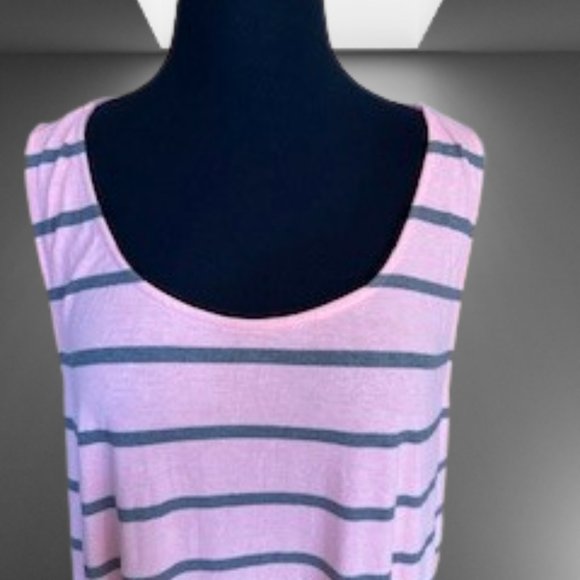 Coral Striped Maxi Dress  5126  NWT Boutique - Picture 4 of 7